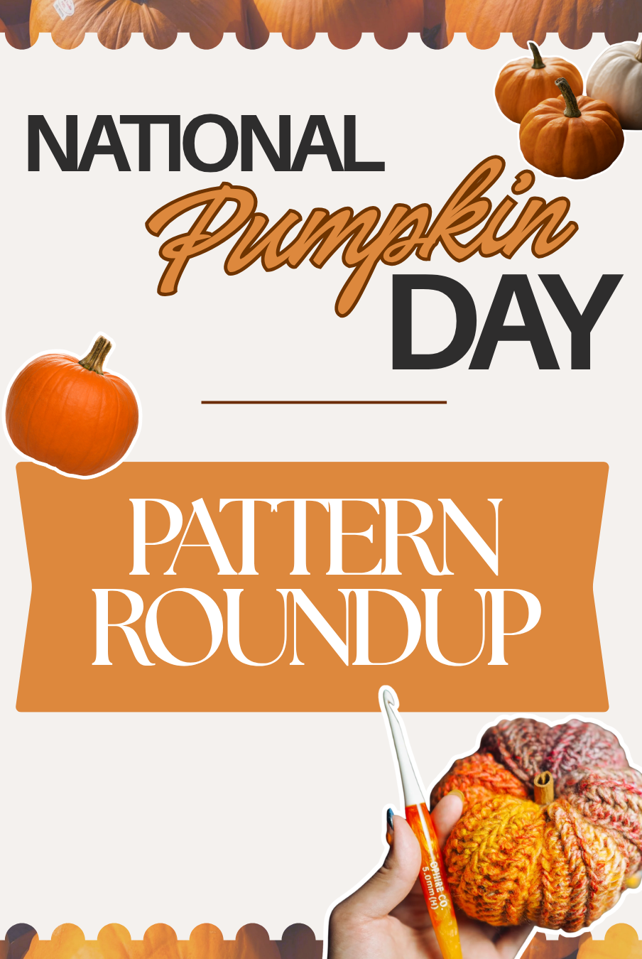 National Pumpkin Day Pattern Roundup