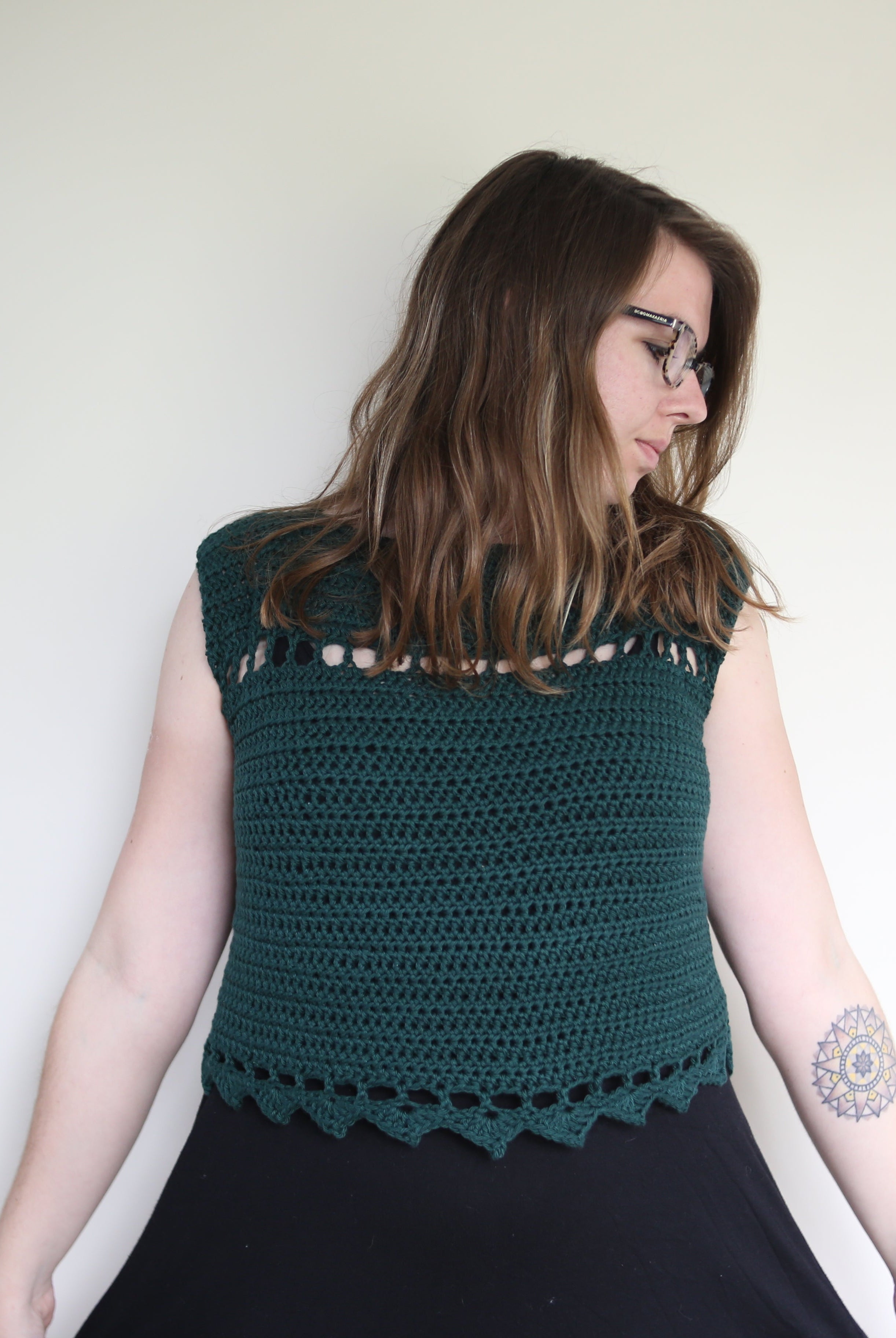 Magnolia Crop Top || Free Crochet Pattern