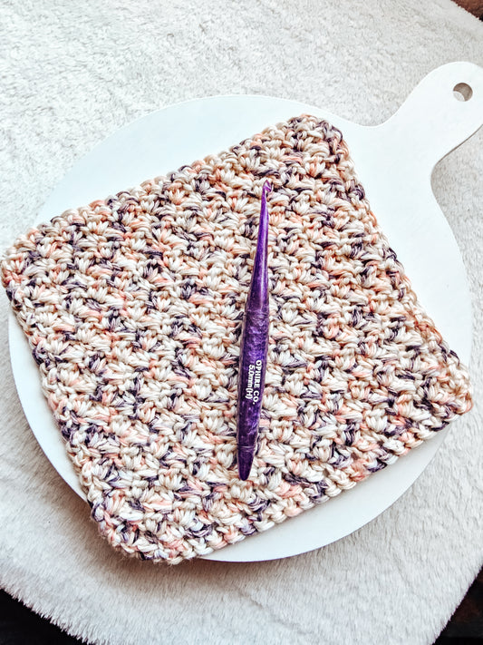 Crochet Clara Cloth || Free Crochet Washcloth Pattern