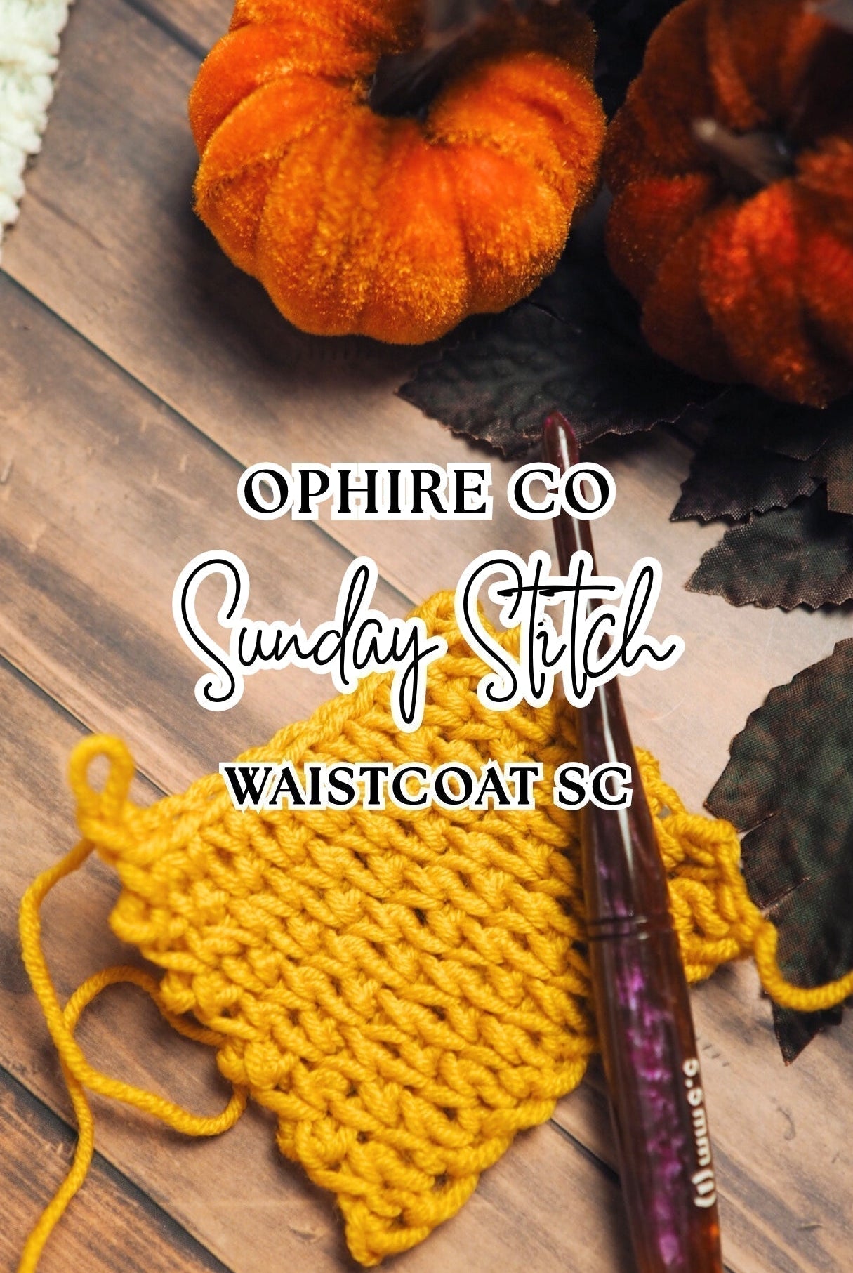 Waistcoat Single Crochet Pattern