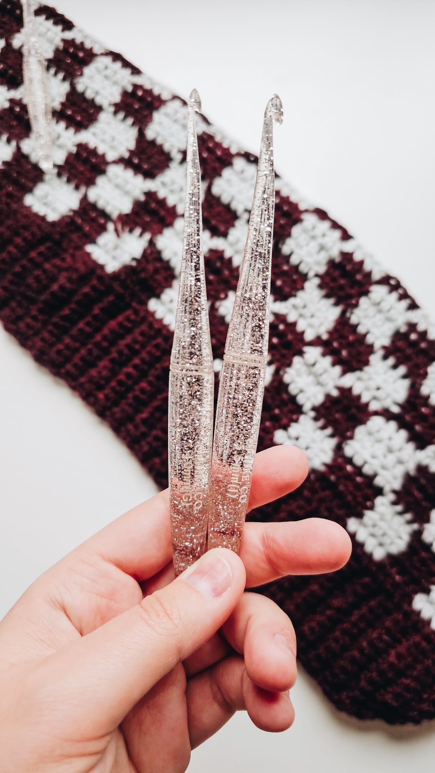 Diamond April Birthstone Crochet Hook