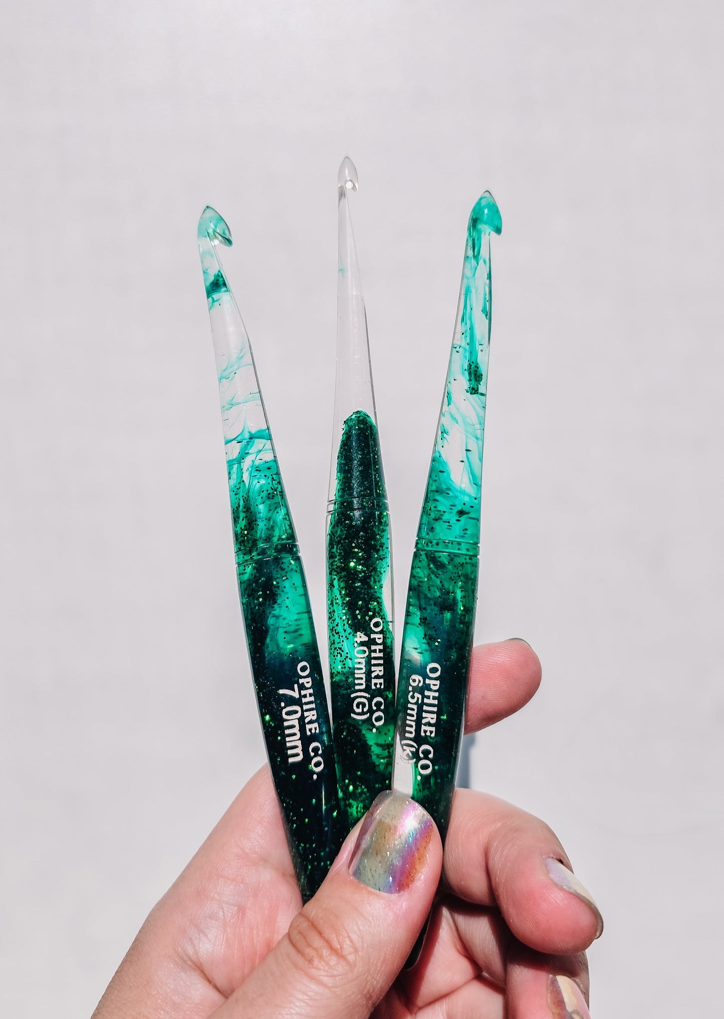 Emerald May Birthstone Crochet Hook
