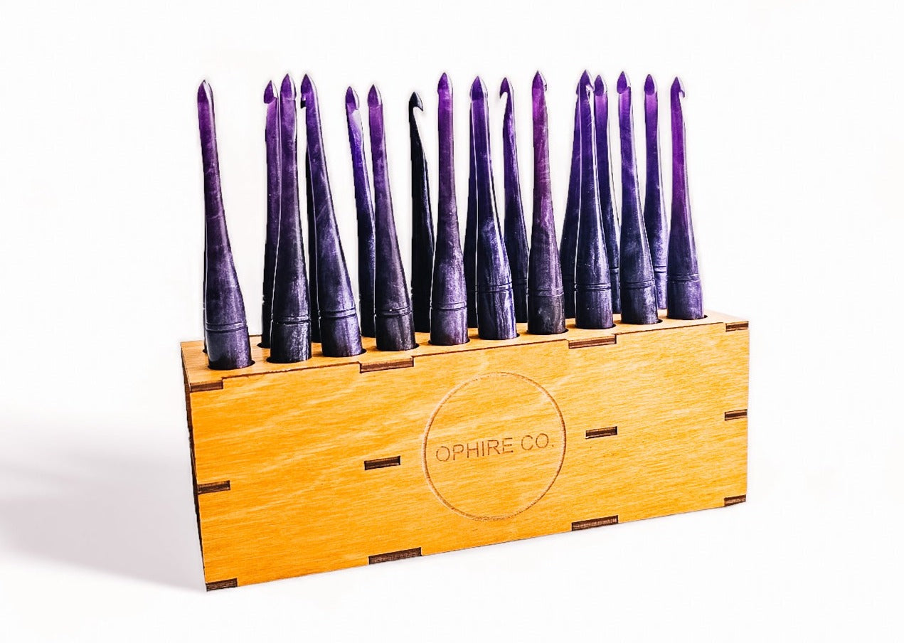 Wooden 20 Hook Stand