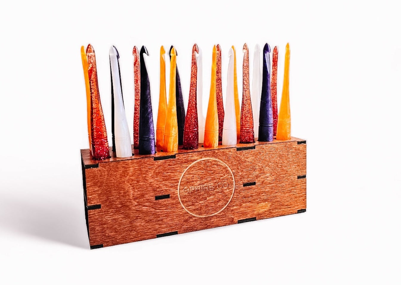 Wooden 20 Hook Stand