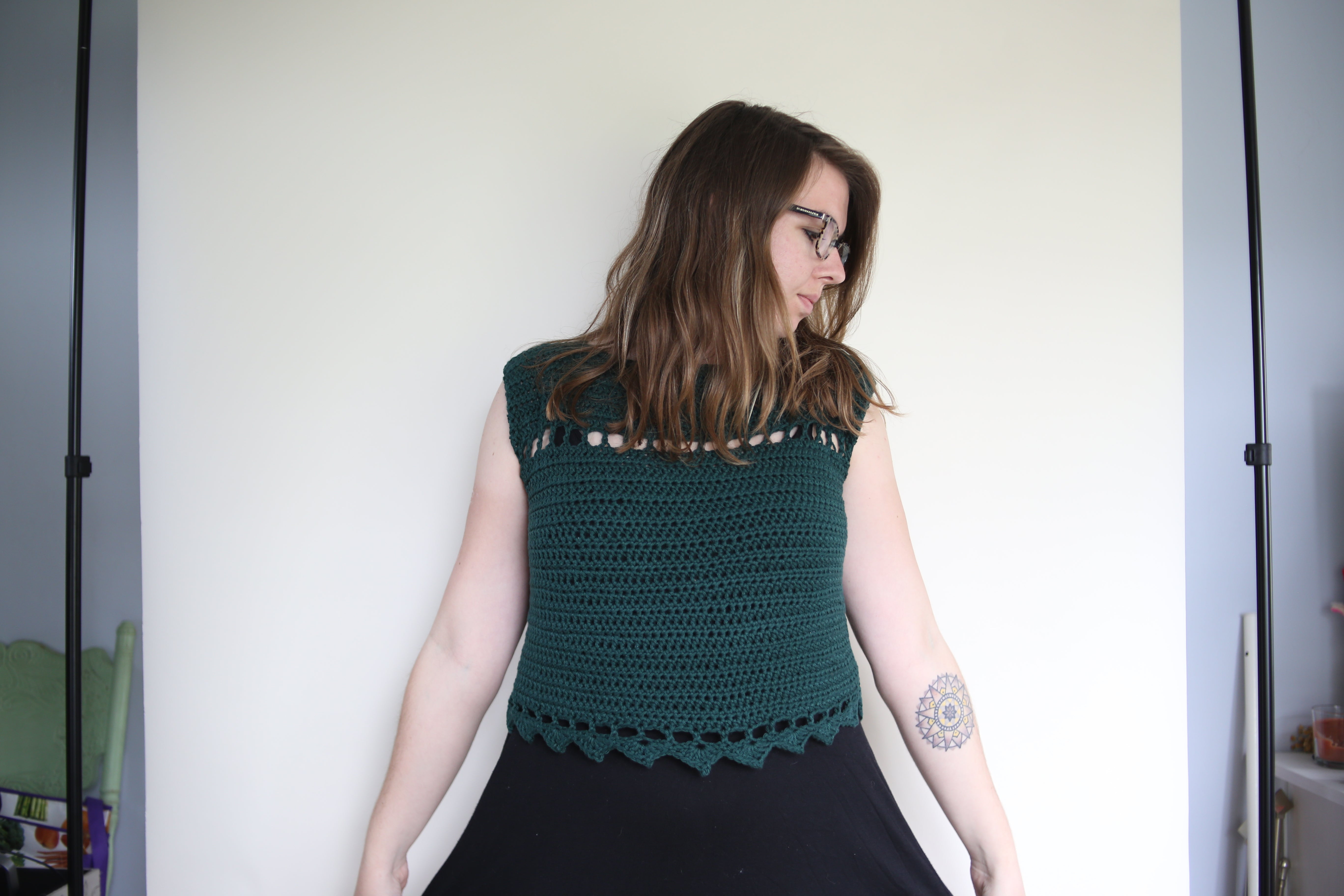 Magnolia Crop Top || Free Crochet Pattern