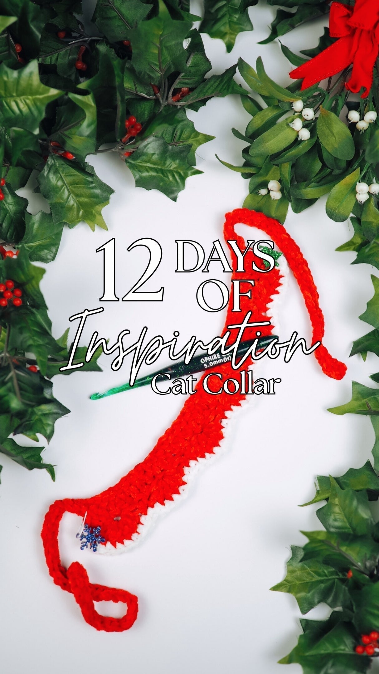 Christmas Cat Collar Pattern