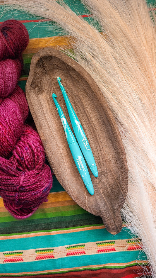 Turquoise December Birthstone Crochet Hook