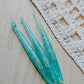Aquamarine March Birthstone Crochet Hook